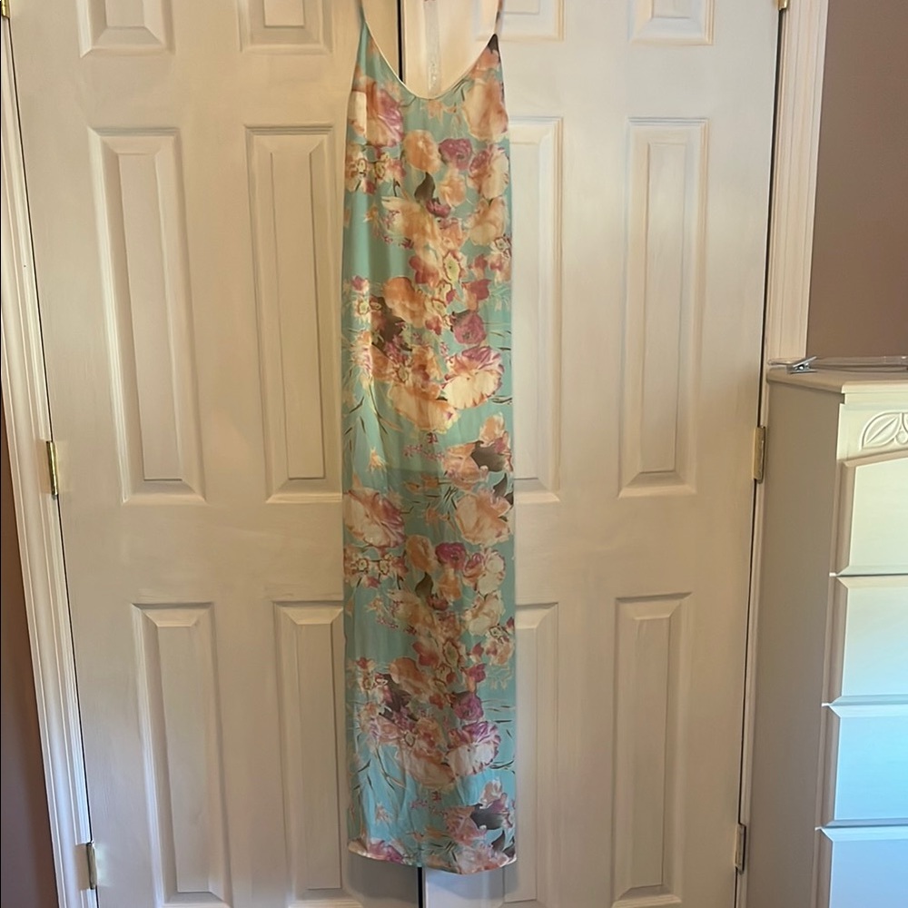 Rehab Floral Maxi Dress - Pastel Hues